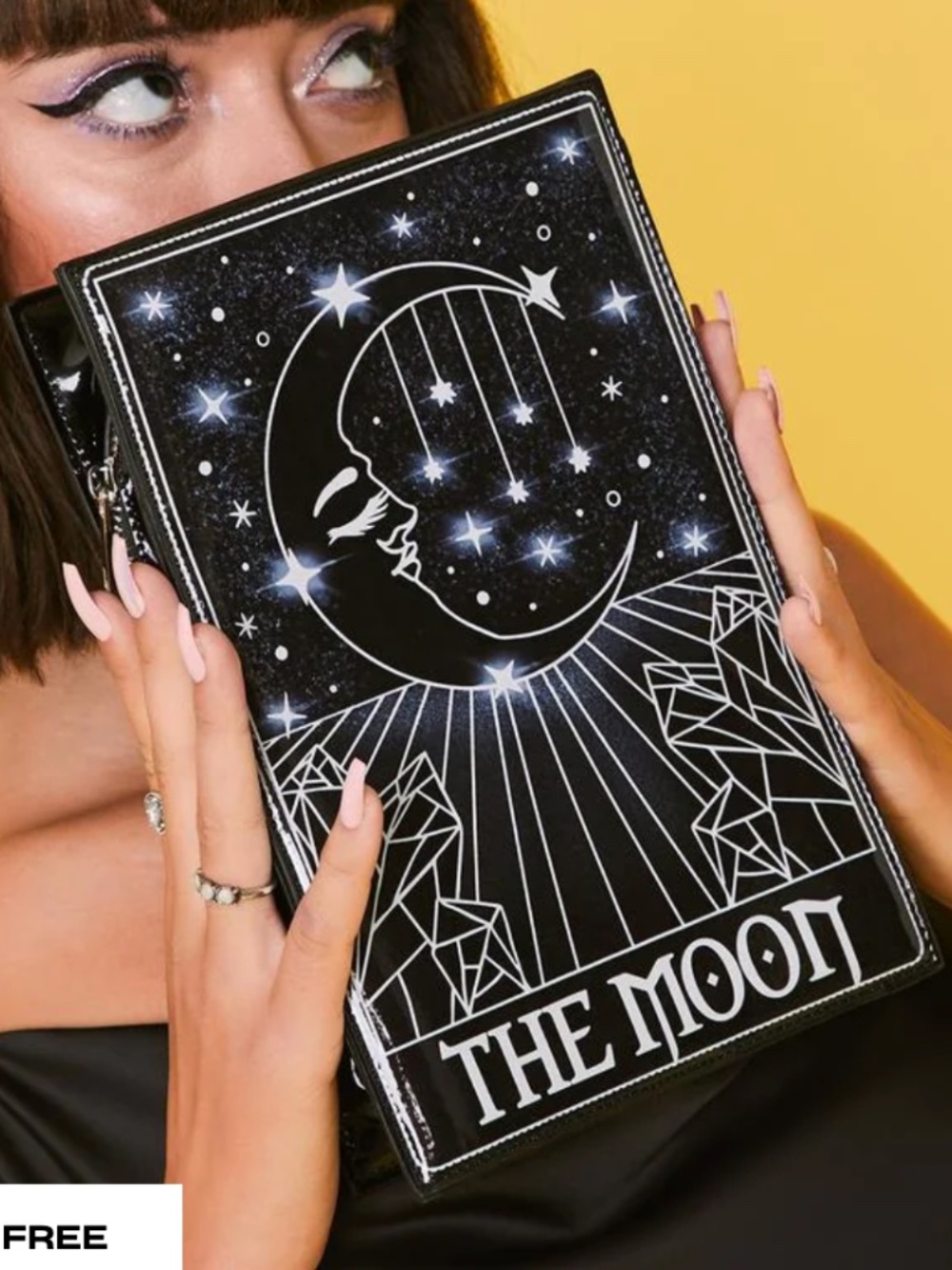 Dolls Kill Horoscopez Hidden Fortune Moon Tarot Card Crossbody Bag